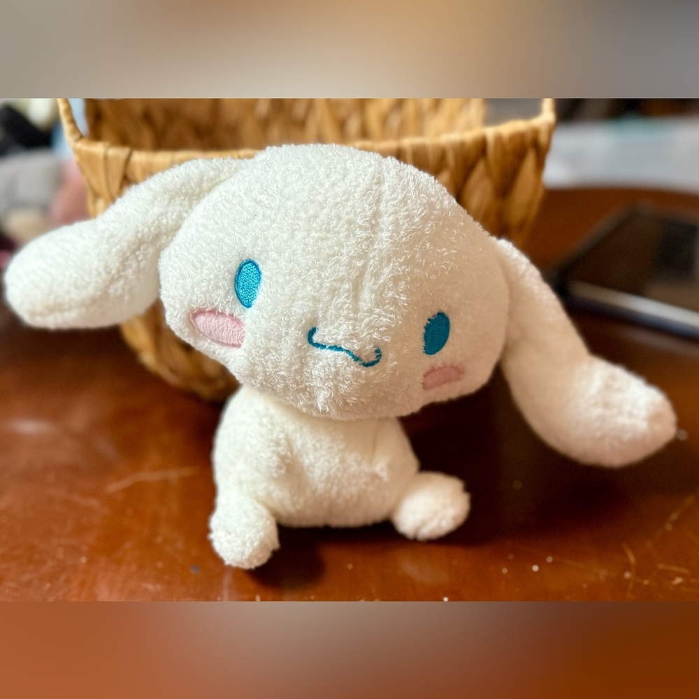 Sanrio Cinnamoroll Puppy Plush White and Blue Small Pet Toy